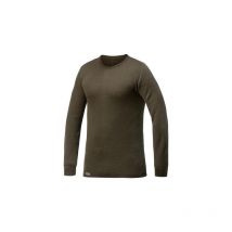 Pull Junior Woolpower Crewneck 200 - Vert 8 Ans