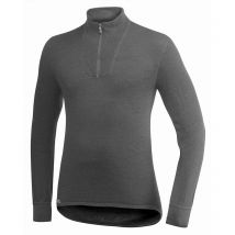 Pull Mixte Woolpower Zip Turtleneck 200 - Gris Xl