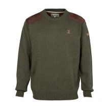 Pullover Uomo Percussion Brode Col Rond 1567-kaki-per-m