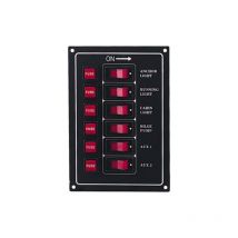 Quadro Elétrico Plastimo Aluminium Anodise - 6 Interrupteurs 175538