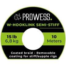 Rig Braid Prowess W-hooklink Semi-stiff Gh Camo/vert Prclh4701-35-green