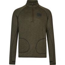 Ropa Interior Para Hombre Seeland Peak Half Zip - Pine Green Melange 4041200150016