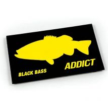 Scratch Interchangeable Fishxplorer Pour Casquette / Bonnet Silicone 3d Black Bass Fxp-spatchbbb