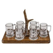 Service À Liqueur - Bois De Brocard - Fritzmann Fritzmann Bois De Brocard - Pacchetto Di 6 20152-28