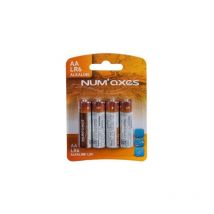 Set 4 Lithium Batterijen Numaxes Lr6 Aa Cpelepil058