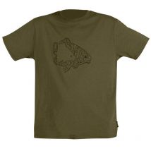 Short Sleeve T-shirt For Men Avid Carp Icon T-shirt Khaki - Kaki A0620322