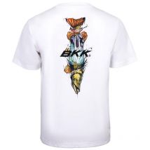 Short-sleeved T-shirt For Men - White Bkk Short Sleeve Casual Shirt - Brand Values Pike - Blanc Bf-sa-1282