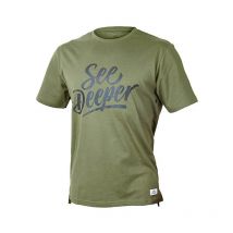 Short-sleeved T-shirt Man Fortis See Deeper Olive Tsdg00