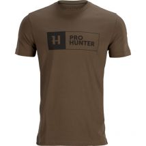 Short-sleeved T-shirt Man Harkila Pro Hunter S/s Brown 16010441308