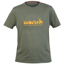 Short-sleeved T-shirt Man Hart B.earth Olive Xhbetoxl