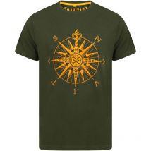 Short-sleeved T-shirt Man Navitas Direction T-shirt Green Nttt050-3xl