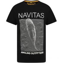 Short-sleeved T-shirt Man Navitas Joy T-shirt Black Nttt4823-xl