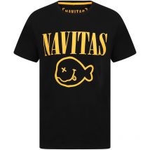 Short-sleeved T-shirt Man Navitas Kurt T-shirt Black Nttt4825-l
