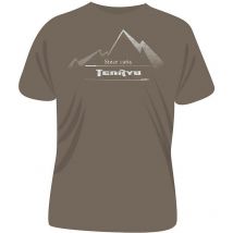 Short-sleeved T-shirt Man Tenryu Mountain Sand Khaki Teetenmountainxl