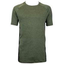 Short-sleeved T-shirt Man Trakker Marl Moisture Wicking T Shirt Khaki 207205