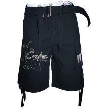 Short Uomo Hot Spot Design Carper - Nero Sh-01004s02