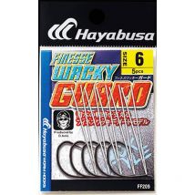 Single Hook Hayabusa Finesse Wacky Guard Ff209-6