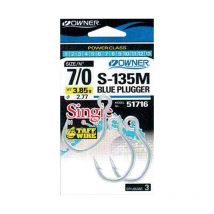 Single Hook Owner S-135m Minnow - Pack Of 3 S-135m-5/0