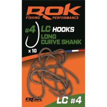 Single Hook Rok Fishing Lc Long Curve Shank Rok/041135