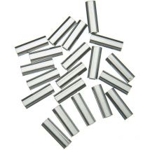 Sleeve Halco Alluminio - Pacchetto Di 20 Alucrimpsl300