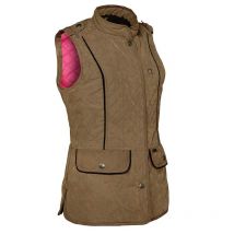 Sleeveless Vest Woman Club Interchasse Jamie Padded Tobacco Cigi074-tab-(a)-m