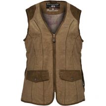 Sleeveless Vest Woman Percussion Rambouillet Brown 6117-marr-(a)-xs