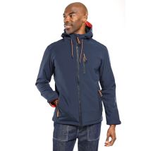 Softshell Hombre Bermudes Con Capucha Seaboard - Azul Marino Bhgil385xxxlnavy