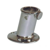 Soporte De Mástil Plastimo Latón Cromado Para Atornillar 417601