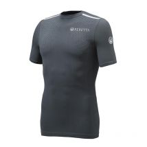 Sous-vêtement Homme Beretta Flash Seamless Ss - Ebony/blanc S/m