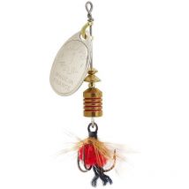 Spinner Mepps Aglia Argent Mouche Rouge Camo2rg01