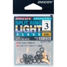 Sprengring Decoy Split Ring Mat Black Splitrgmb1