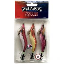 Squid Jig Williamson Killer Shrimp Kit 8cm - Pack Of 3 14wiskitk1