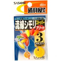 Stop Float Sasame Oval Float Stopper - Jaune/orange No1