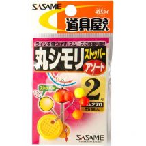 Stop Float Sasame Round Float Stopper - Jaune/orange No2