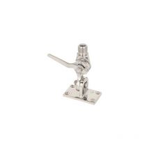 Support Pour Antenne Shakespeare Pivotant Inox Finition Chrome