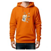 Sweat Enfant Bartavel Theme Chasse T1100 - Orange 12ans