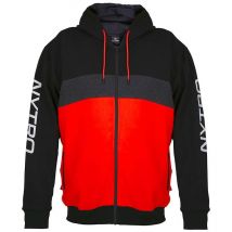 Sweat Homme Nytro Zipped Hoody Tri-color - Black/dark Marl Grey Red Xl