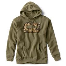 Sweat Homme Orvis Hoodie Orvis 1971 Camo Trout Olive - Olive S - Pêcheur.com