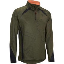 Sweat Homme Swedteam Alpha Half-zip - Vert Xs