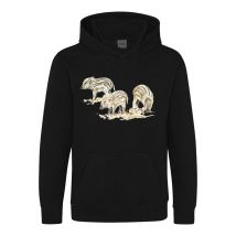 Sweat Junior Bartavel Marcassins - Noir 4 Ans