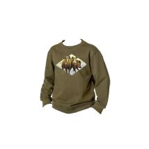 Sweat Junior Bartavel Sanglier - Kaki 10 Ans