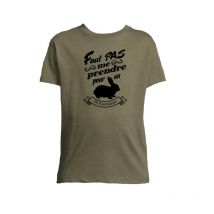 T-shirt Criança Bartavel Theme Chasse T1054 Tee-shirtnatureenfantthemechassekaki-t1054-4