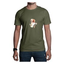 T-shirt Criança Bartavel Theme Chasse Tee-shirtnatureenfantthemechassekaki-t570-12