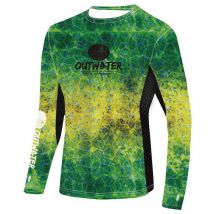 T-shirt De Mangas Compridas Para Homem Outwater Spreks Mahi Mahi Ow-sp-mm-l