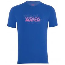T-shirt De Mangas Curtas Homem - Azul Mainline Match Tee - Bleu Mcl024