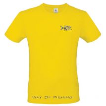 T-shirt De Mangas Curtas Para Homem - Amarelo W.o.f. Bonobo - Jaune Wof-te-b-s-jaune