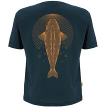 T-shirt De Mangas Curtas Para Homem - Azul Kumu Tshirt Ripples - Bleu 007530-00017-00300