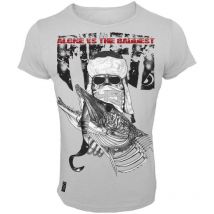 T - Shirt Korte Mouwen Heren Hot Spot Design Piker - Grijs Ts-sk01002s05
