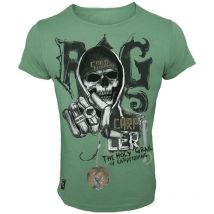 T - Shirt Korte Mouwen Heren Hot Spot Design Rig - Groen Ts-sk01001s03