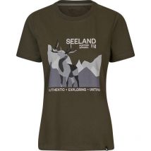 T-shirt Kurzarm Für Frauen Seeland Sadie - Pine Green 4043800300013